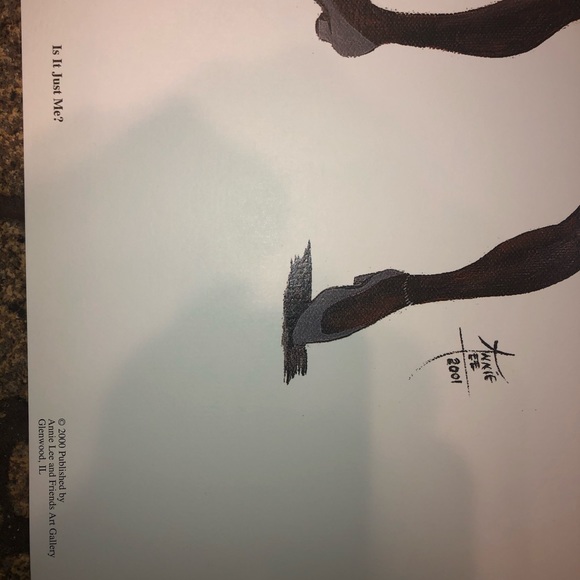 Annie Lee print 15x18 inch Is it just me? Vintage - Picture 2 of 3